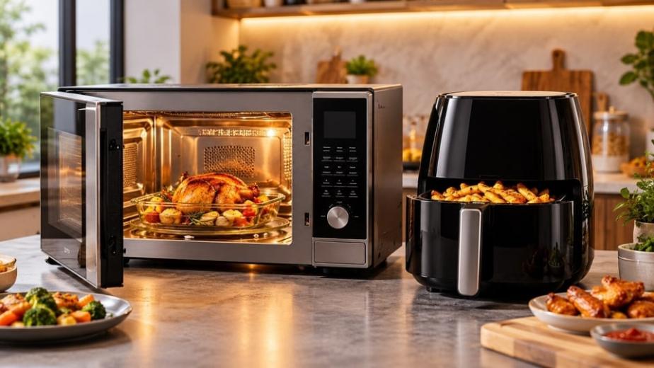 Editorial independence is core to our work. Some links may earn us a commission, without influencing our opinions.<h4>Convection microwave vs air fryer: