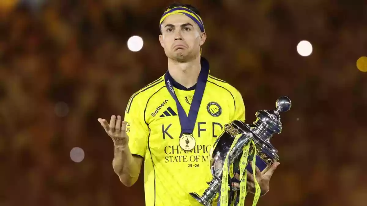 Cristiano Ronaldo finally lifted his first major trophy with Al Nassr after scoring twice in a decisive 4-1 victory over Damac FC on the final day of the Saudi