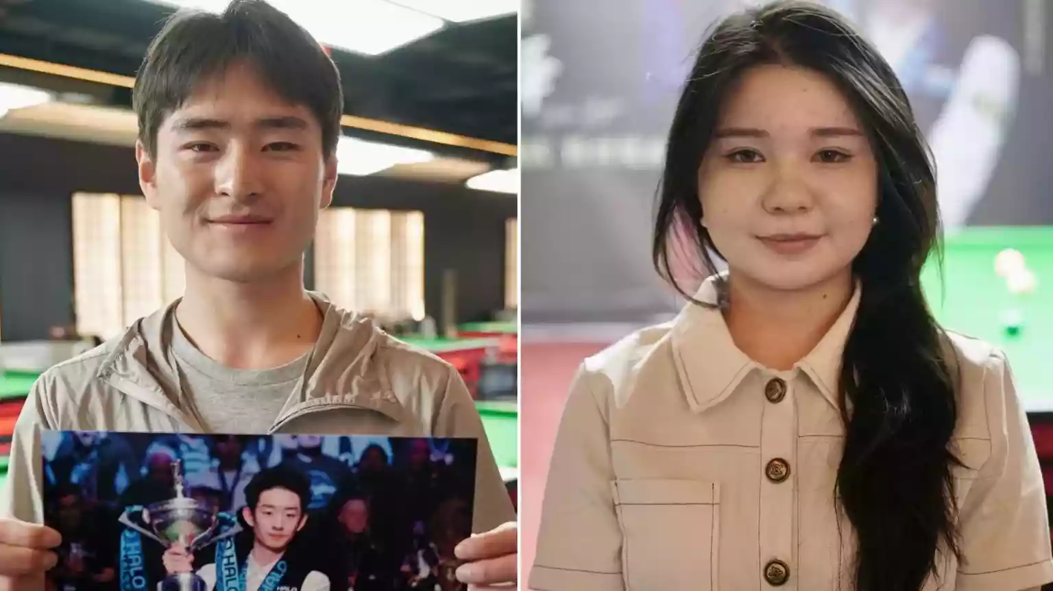 Crowds cheer China's new snooker star on return from championship win