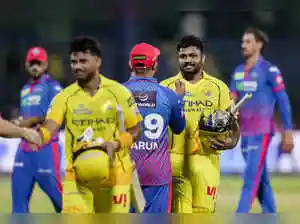 Chennai Super Kings kept their playoff hopes alive with a commanding eight-wicket victory over Delhi Capitals. Sanju Samson's unbeaten 87 powered the chase