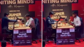 Reigning world champion Dommaraju Gukesh delivered a statement victory over Uzbek challenger Javokhir Sindarov in Round 5 of the Grand Chess Tour: Super Rapid