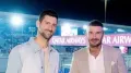 David Beckham and Novak Djokovic stole the spotlight at the Qatar Grand Prix, creating a viral moment as they interacted trackside