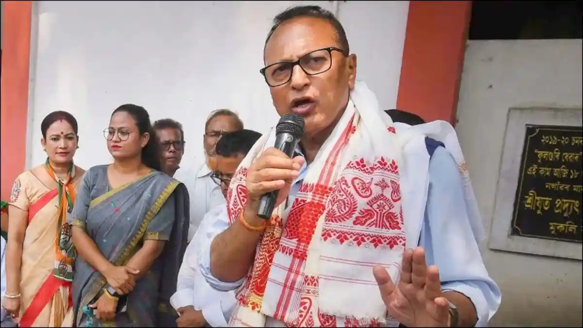 Just a day after resigning from Congress, Assam Lok Sabha MP Pradyut Bordoloi on Wednesday joined the Bharatiya Janata Party (BJP) in the presence of Assam