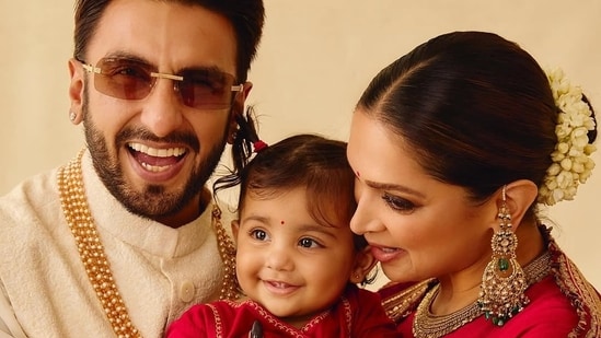 Deepika and Dua twin in matching red Sabyasachi looks for first Diwali together