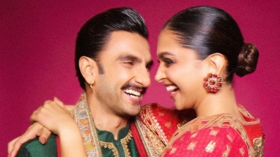 Deepika Padukone and Ranveer Singh attended the Ganesh Chaturthi celebrations at the Ambani family residence, Antalia, in Mumbai. A video shared on a paparazzi page shows the couple paying their respect to Lord Ganesha, dressed in elegant ethnic ensembles.