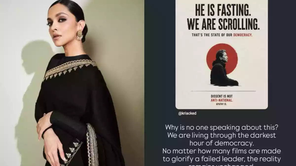 Deepika Padukone Supports Sonam Wangchuk's Hunger Strike