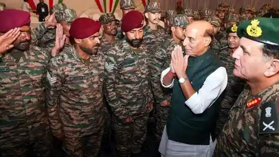 Defence Minister Rajnath Singh on Thursday said that the joint effort of the Army, Navy, and Air Force enabled Operation Sindoor to be executed in record time. Singh performed the Shastra Pooja of the L-70 Air Defence Gun at the Bhuj Military base here, which was successfully used during Operation Sindoor, on the occasion of Vijayadashami.