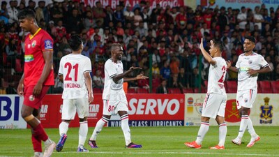Defending champions NorthEast United FC booked their place in the finals of the 134th Durand Cup edging past a spirited Shillong Lajong FC in a repeat of last edition's semi – finals. Redeem Tlang scored the only goal of the match in the 36th minute. Shillong Lajong Head Coach stuck to his favoured 4-3-3 formation with the frontline of Phrangki Buam, Everbrightson Sana and Sheen Stevenson with Damaitphang Lyngdoh, Gladdy Kharbuli and Figo Syndai who was preferred in place of Treimiki Lamurong starting in the midfield. The defence was handled by Rudra Ved and Kenstar Kharshong in the middle and Kitboklang Khyriem and Saveme Tariang as wing backs with Siwel Rymbai guarding the goal.