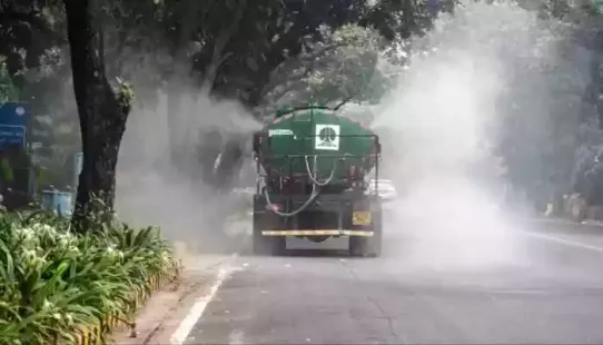 Delhi's Air Quality Index (AQI) shows a slight drop to 288 ('Poor') but haze continues. Crucially, the cloud seeding experiment by IIT Kanpur is on hold due to