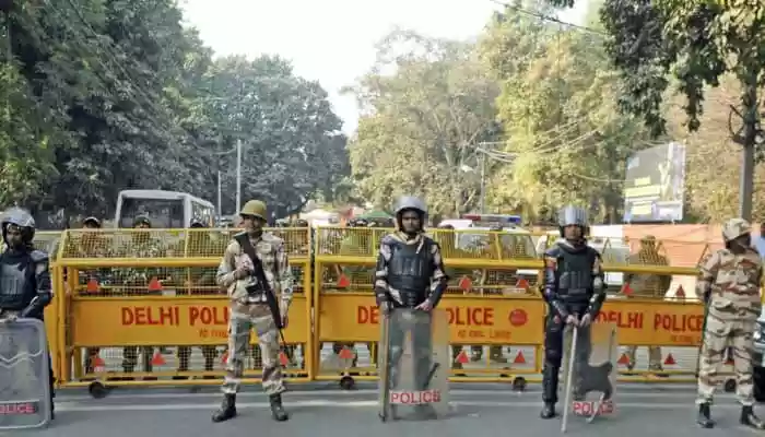 In a major security breach, an unidentified car rammed security barricades and entered the premises of the Delhi Legislative Assembly on Monday