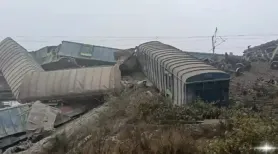 Several trains running between Delhi and Howrah faced disruptions in their schedules after eight wagons of a goods train derailed between Lahabon in Bihar and