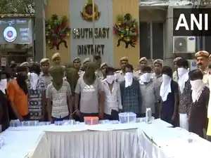 Delhi Police conducted a major operation in South East Delhi. They arrested sixty-three people. The police recovered fifteen pistols. They also found MDMA, cocaine, heroin, and cash. The raid targeted criminal networks. Authorities are investigating the source of the drugs. Delhi Police are focusing on the finances of drug cartels. They aim to stop drug-related crimes.