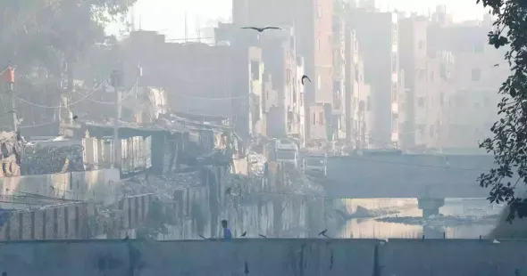 Delhi's air quality remained in the “severe plus” category on Monday, with 26 of the city's 40 monitoring stations recording Air Quality Index