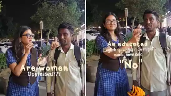 <h4>Delhi street vendor’s profound take on gender equality goes viral: ‘Spitting truth’</h4><h4>The Delhi street vendor’s reaction to