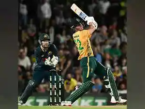 Dewald Brevis continued his impressive form against Australia, smashing a rapid 53 off 26 balls in the third T20I. His explosive innings included six sixes, highlighted by three consecutive no-look maximums off Aaron Hardie. Despite a brilliant catch ending his stay, Brevis's knock provided crucial momentum, helping South Africa reach 172/7.