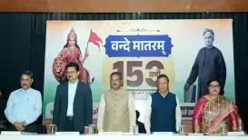 While visiting Delhi University's Ramjas College to commemorate the 150th anniversary of the national song,Union Education Minister Dharmendra Pradhan on