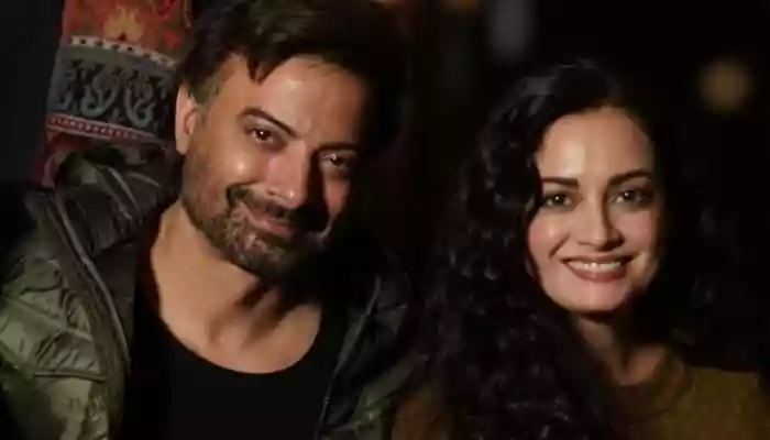 Dia Mirza and Rahul Bhat wrap shooting for their untitled love story, celebrating with cast and crew. Mumbai: Actress Dia Mirza has wrapped up the shooting for