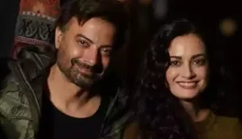 Dia Mirza and Rahul Bhat wrap shooting for their untitled love story, celebrating with cast and crew. Mumbai: Actress Dia Mirza has wrapped up the shooting for