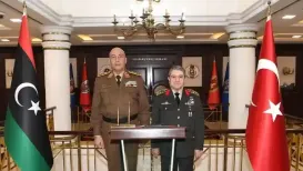 A private jet carrying Libya's most senior military commander and a high-level defence delegation crashed shortly after take-off from Turkey's capital Ankara