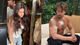 <h4>Disha Patani ignores paparazzi, rushes to meet Tiger Shroff at his residence after shooting incident. Watch</h4><h4>Tiger Shroff