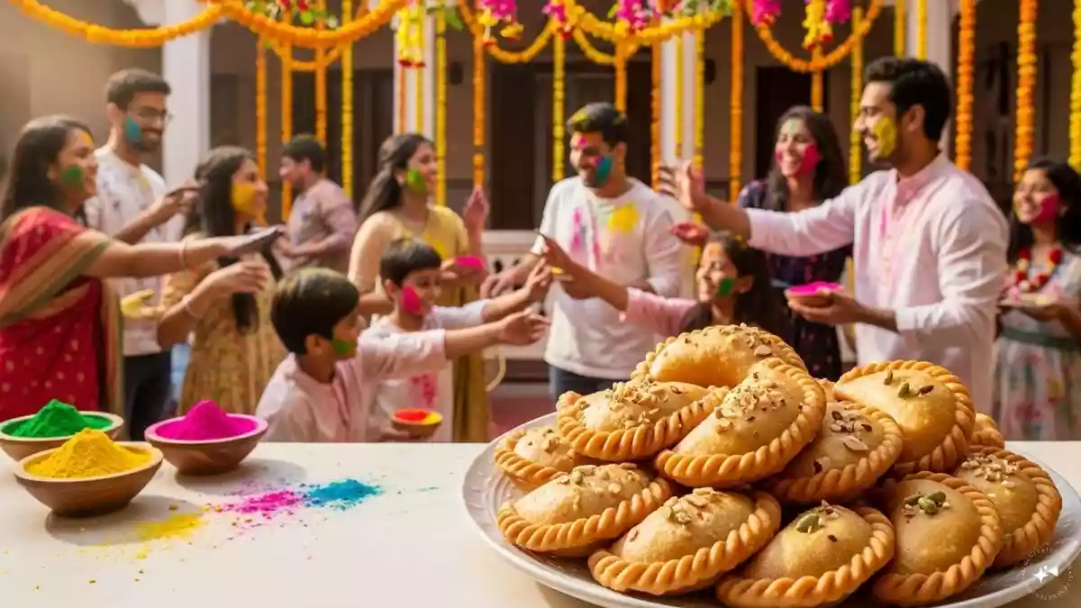 No Indian Holi celebration feels complete without gujiyas. Crisp on the outside and rich within, the festive sweet carries not just flavour but memory