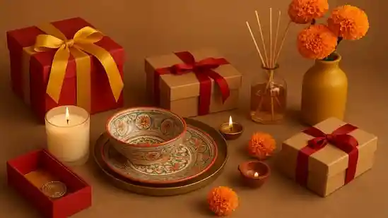 Diwali calls for thoughtful gifting that goes beyond the usual sweets and dry fruits. It's the perfect time to surprise loved ones with gifts that reflect care and creativity. From fragrant scented candles that set a calming tone to dinner sets perfect for festive feasts, each choice adds meaning to the celebrations.Diwali calls for thoughtful gifting that goes beyond the usual sweets and dry fruits. It's the perfect time to surprise loved ones with gifts that reflect care and creativity. From fragrant scented candles that set a calming tone to dinner sets perfect for festive feasts, each choice adds meaning to the celebrations.For those who love a modern twist, an air fryer or smart home gadget makes a practical and impressive pick. This gifting guide rounds up ideas that blend beauty, usefulness, and festive cheer. Whether it's a cosy home accent or a handy kitchen appliance, these Diwali gifts are sure to bring smiles long after the lights fade.I'm all for gifts that actually get used, and a good dinner set tops that list. Think sleek porcelain, playful prints, or a gold-trimmed charm that turns every meal into a mini celebration. These are the kind of gifts that never feel excessive. Perfect for new homeowners or anyone who loves hosting, dinner sets bring elegance and a festive touch to every gathering.