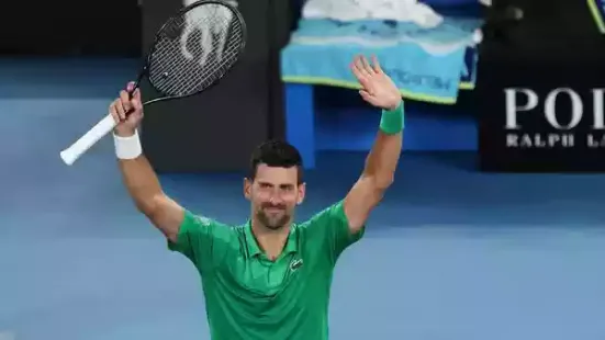 Novak Djokovic kicked off his 2026 Australian Open campaign in style, securing a convincing straight-sets win over Spain's Pedro Martinez in the first round at