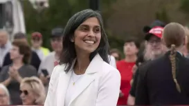 U.S. Second Lady Usha Vance said she considers herself a trusted adviser to her husband J D Vance, the U.S. Vice President, especially when he’s taking a