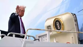 US President Donald Trump is willing to wind down the American military campaign against Iran even if the Strait of Hormuz remains largely closed