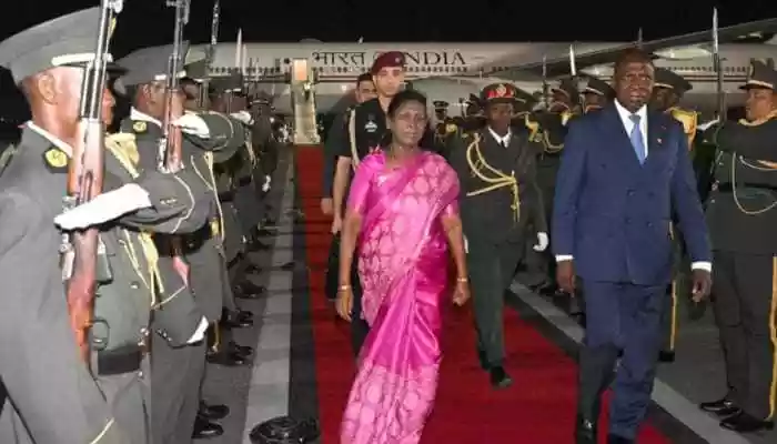 Droupadi Murmu Makes Historic First Visit To Angola