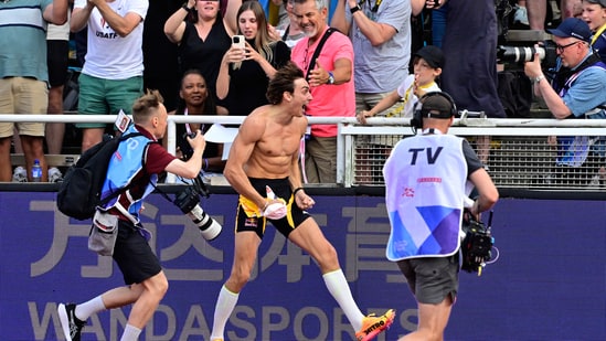 Duplantis broke the world record for the 12th time as he sailed over the bar at the first attempt to improve on his 6.27m effort at Clermont-Ferrand in February Swedish double Olympic pole vault champion Armand 'Mondo' Duplantis increased his own world record again on Sunday, clearing 6.28 metres to the delight of the home crowd at the Stockholm Diamond League meet.