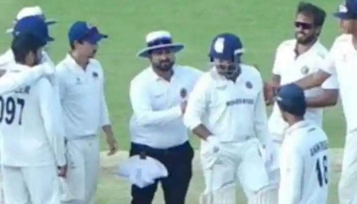 During the match, Shaw, who scored an impressive 181 runs, was subjected to sledging from his former teammates, which provoked a reaction. India legend Dilip Vengsarkar is set to decide the course of action regarding the on-field altercation between Prithvi Shaw and Musheer Khan during a warm-up match ahead of the Ranji Trophy season. The incident took place on Day 1 of a three-day game between Maharashtra and Mumbai, where Shaw engaged in a heated exchange after a heated sledging incident.During the match, Shaw, who scored an impressive 181 runs, was subjected to sledging from his former teammates, which provoked a reaction.India legend Dilip Vengsarkar is set to decide the course of action regarding the on-field altercation between Prithvi Shaw and Musheer Khan during a warm-up match ahead of the Ranji Trophy season. The incident took place on Day 1 of a three-day game between Maharashtra and Mumbai, where Shaw engaged in a heated exchange after a heated sledging incident.During the match, Shaw, who scored an impressive 181 runs, was subjected to sledging from his former teammates, which provoked a reaction. After Musheer Khan dismissed Shaw, he replied with a “Thank you,” which further annoyed Shaw. The situation escalated as Shaw swiped his bat at Musheer and exchanged heated words with him and other players, before the umpires had to step in to cool things down.