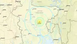 Bangladesh Earthquake Today: The quake occurred at 04:38:26 UTC or 10:08:26 AM as per Indian time at a depth of 10 kilometres, according to preliminary seismic