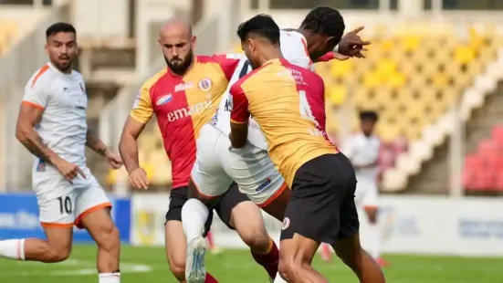 East Bengal delivered a gritty and efficient performance to bag their place in their third AIFF Super Cup final, beating Punjab FC 3–1 on Thursday