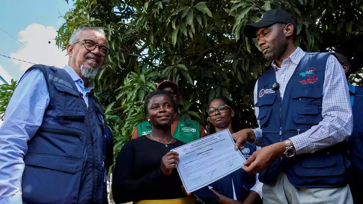Four nurses who were ​being treated for Ebola caused by the Bundibugyo strain of the virus ⁠have been discharged from a hospital in Bunia in the Democratic