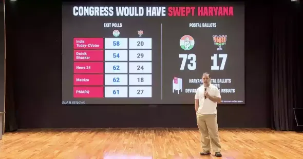 The Haryana chief electoral officer on Wednesday again asked Congress leader Rahul Gandhi to submit under oath the allegations he made about the state's voter