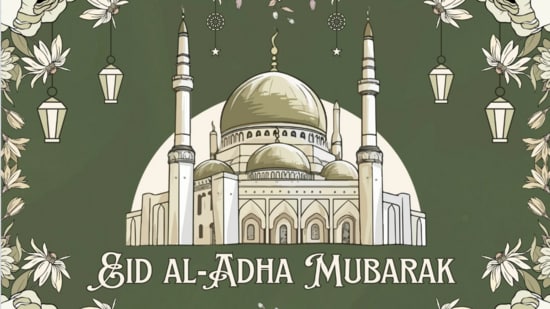 Eid-al-Adha wishes: We have compiled wishes and images for you to wish Eid Mubarak to your friends and family. Eid al-Adha, also known as the Festival of Sacrifice or Greater Eid, is observed on the 10th day of Dhu al-Hijjah, the twelfth and final month of the Islamic lunar calendar.
