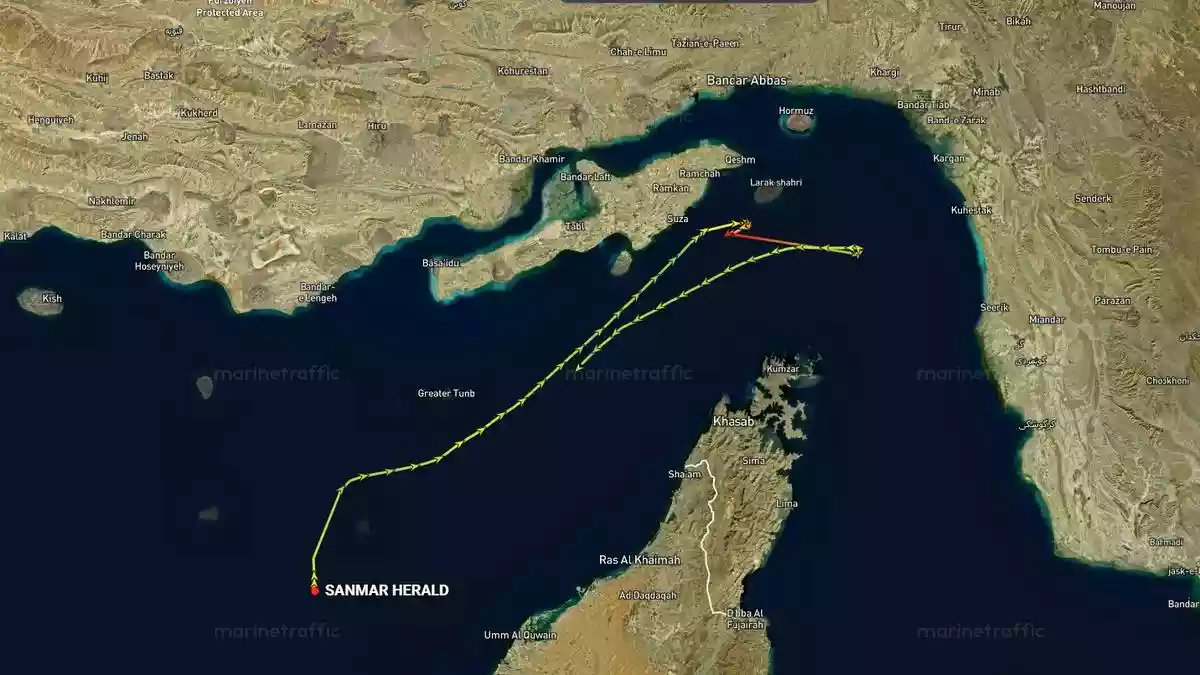 Sanmar Herald, fired at by Iranian forces, was among some seven Indian-flagged vessels that sought to cross the Strait of Hormuz on Friday-Saturday (April