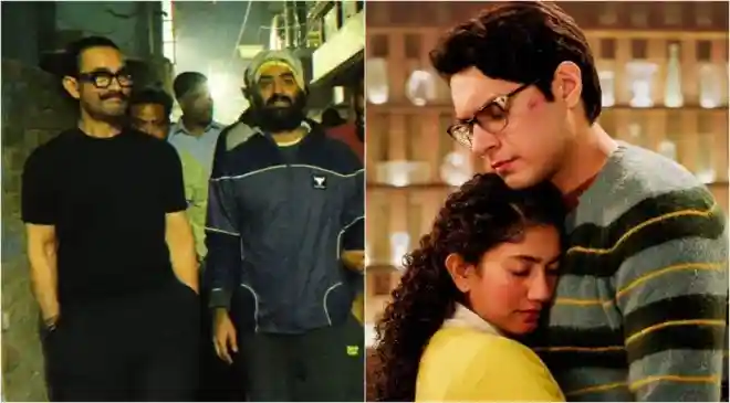 Ek Din title track, sung by Arijit Singh for Junaid Khan-Sai Pallavi’s film, is finally out! The video shows Arijit and Aamir Khan’s BTS moments from the