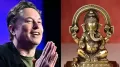 Elon Musk today sent Indian social media into a meltdown by sharing a post about Lord Ganesha, the Hindu god worshipped as a remover of obstacles