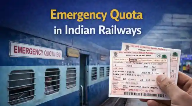Emergency quota in train