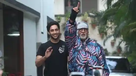 Emotional Amitabh Bachchan recalls holding newborn grandson Agastya in his arms