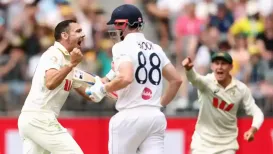 England 172: </b>(Brook 52; Starc 7-58) & 164 </b>(Boland 4-33) Australia 132:</b> (Stokes 5-23) &</b> 205-2 </b>(Head 123