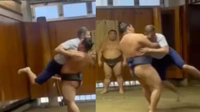 Eric Trump, the 41-year-old son of US President Donald Trump, swapped boardrooms for the sumo ring during a recent trip to Japan. As Eric Trump arrived in Tokyo for a shareholder meeting with Metaplanet, he made time for a uniquely Japanese experience- stepping into the dohyo against a sumo great.