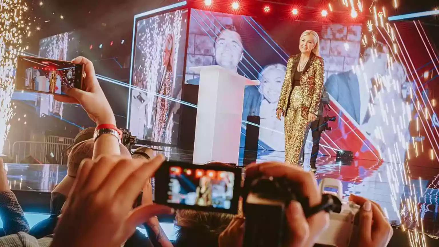 The widow of conservative activist Charlie Kirk has said the Turning Point USA organisation he founded will help elect JD Vance as president in 2028