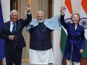 Europe and India are making history today