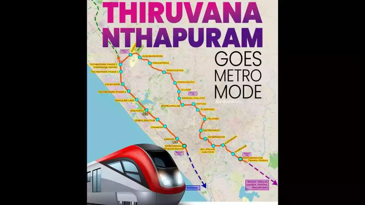 Thiruvananthapuram's decade-long wait for a metro system is finally moving towards reality. The alignment for the first phase of the Trivandrum Metro was