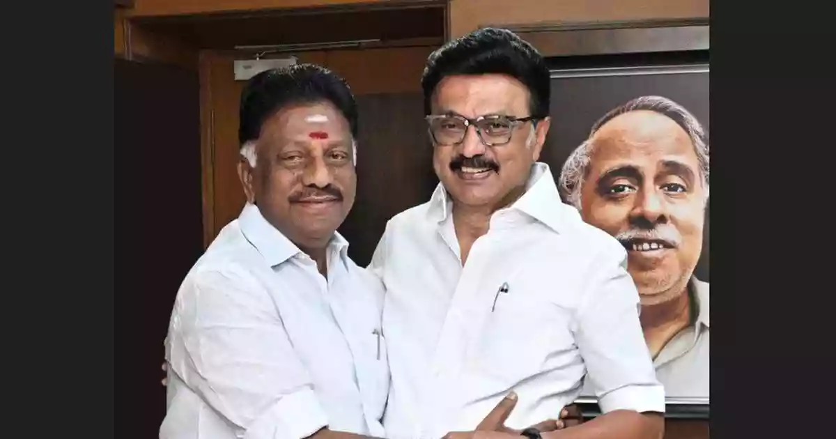 Tamil Nadu’s former chief minister and expelled All India Anna Dravida Munnetra Kazhagam leader O Paneerselvam on Friday joined the Dravida Munnetra Kazhagam