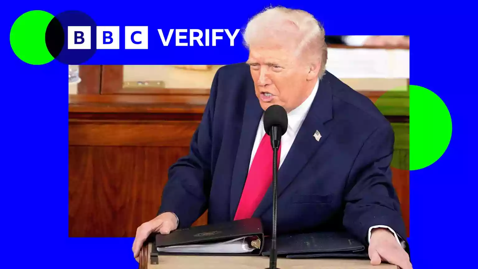 President Donald Trump delivered his longest speech to Congress - lasting one hour 47 minutes - and told US lawmakers that the 