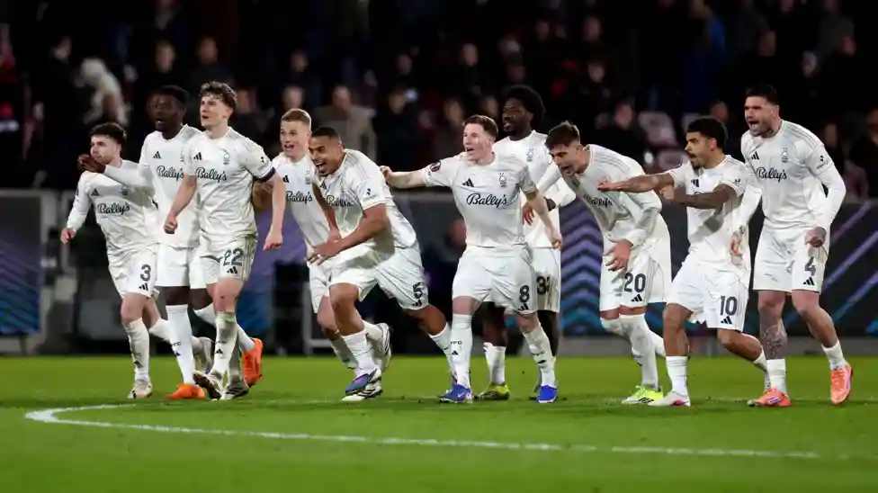 Nottingham Forest have not had an abundance of reasons to celebrate with their fans this season.</b> Separated from the Premier League's relegation zone